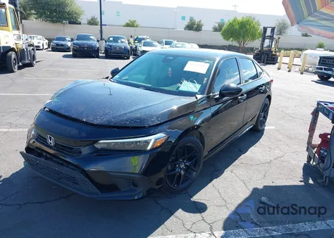 2022 Honda Civic Sport z USA, uszkodzony, nr VIN 2HGFE2F59NH523676